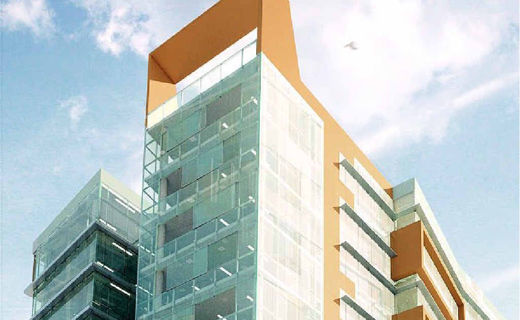 Artist impression of the $93 million office tower to be built at the corner of Brisbane and Bell Sts. Artist impression of the $93 million office tower to be built at the corner of Brisbane and Bell Sts.